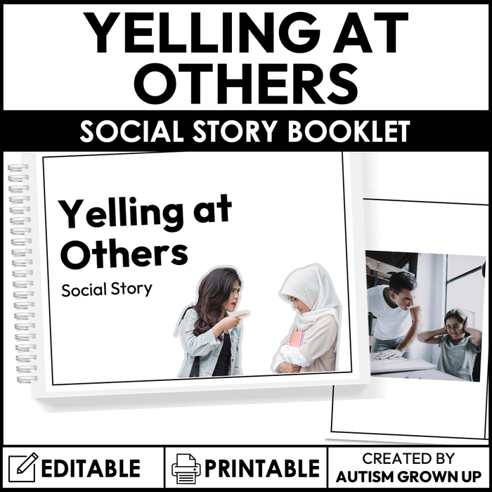 Yelling at Others Social Story