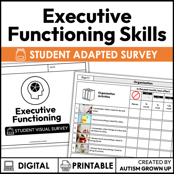 Executive Functioning Skill Survey | Student Adapted Version