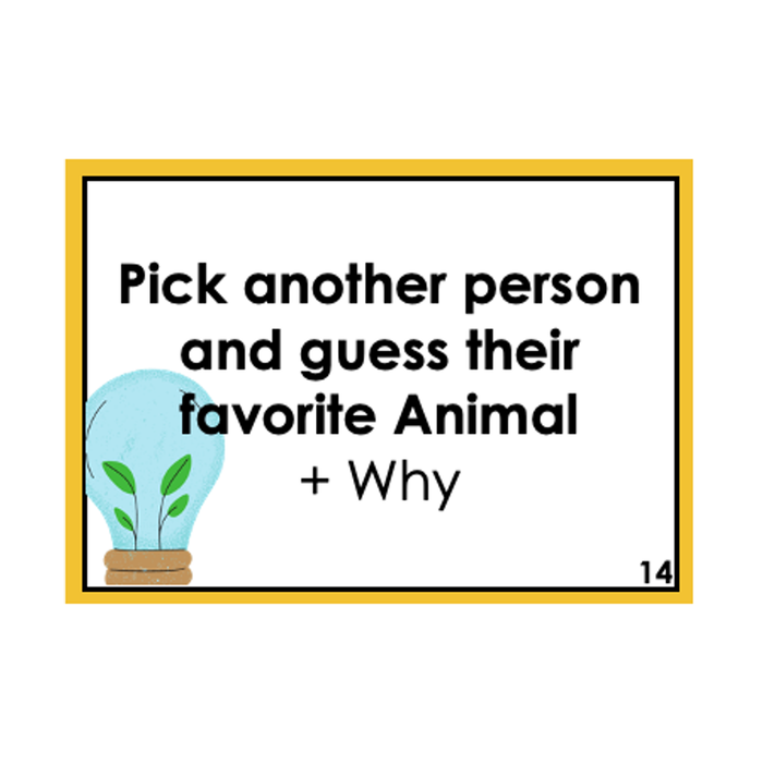 Earth Day FAVORITES + WHY | Icebreakers | Social Task Cards | Printable