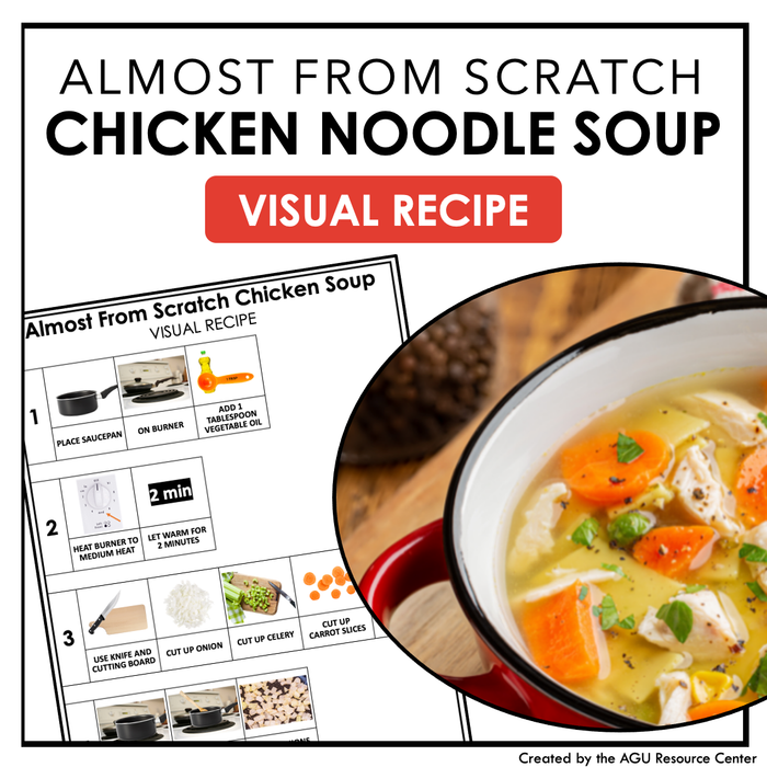 Almost From Scratch Chicken Noodle Soup VISUAL RECIPE