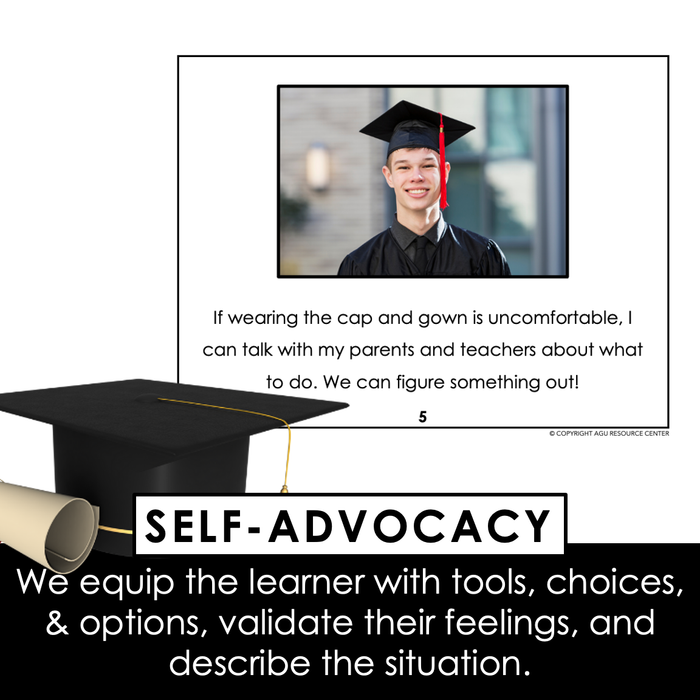 Graduation Ceremony Social Story | EDITABLE
