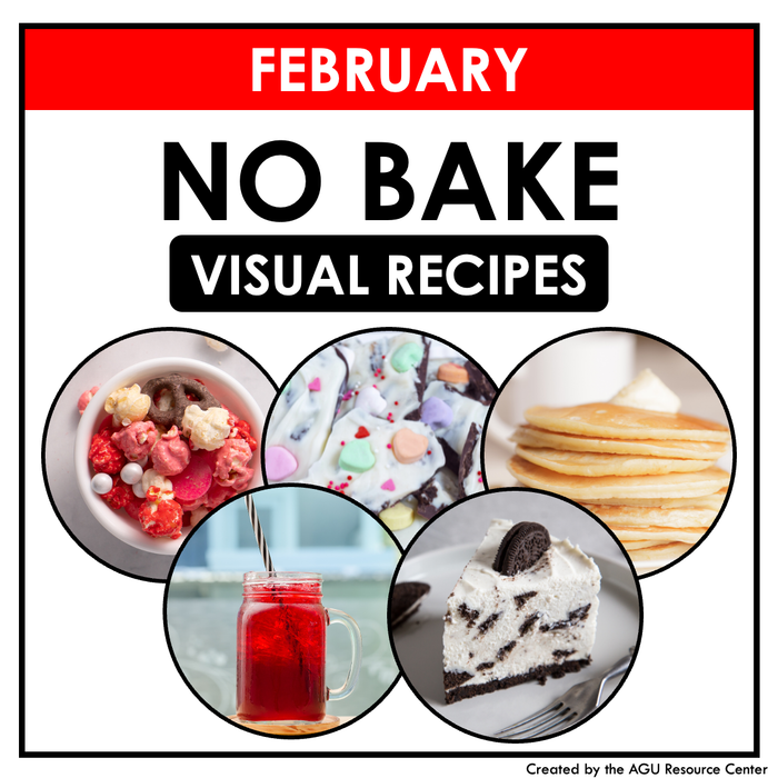 February No-Bake Visual Recipes Bundle