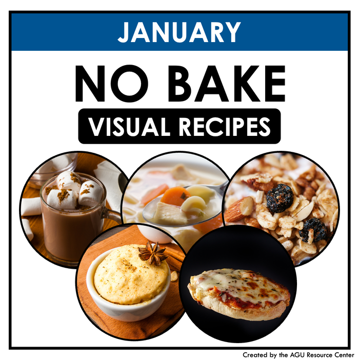 January No-Bake Visual Recipes Bundle