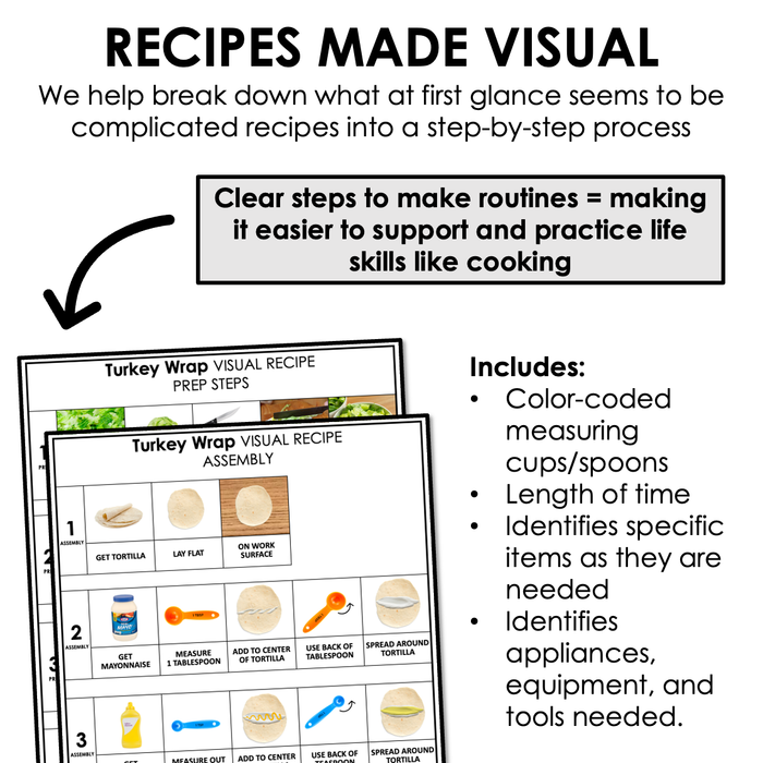 Visual Recipe Library β Autism Grown Up