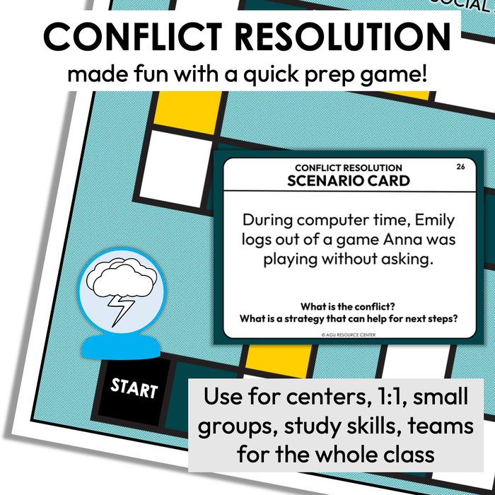 Conflict Resolution Social Skills Game