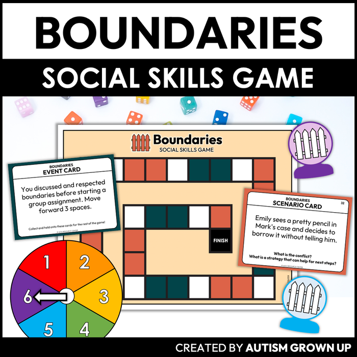 Boundaries Social Skills Game