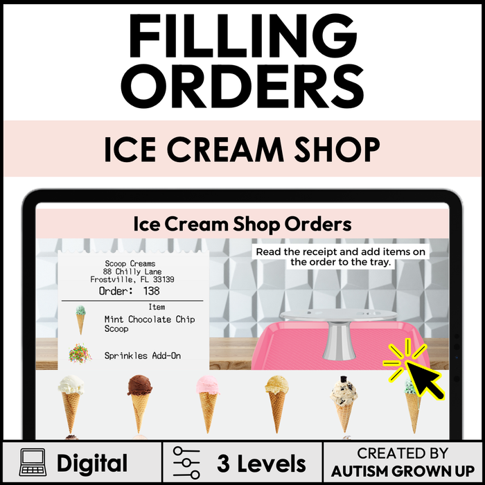 Filling Orders | Ice Cream Shop | Digital