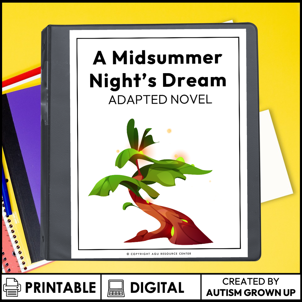 A Midsummer Night's Dream | Adapted Novel | Special Education — Autism ...