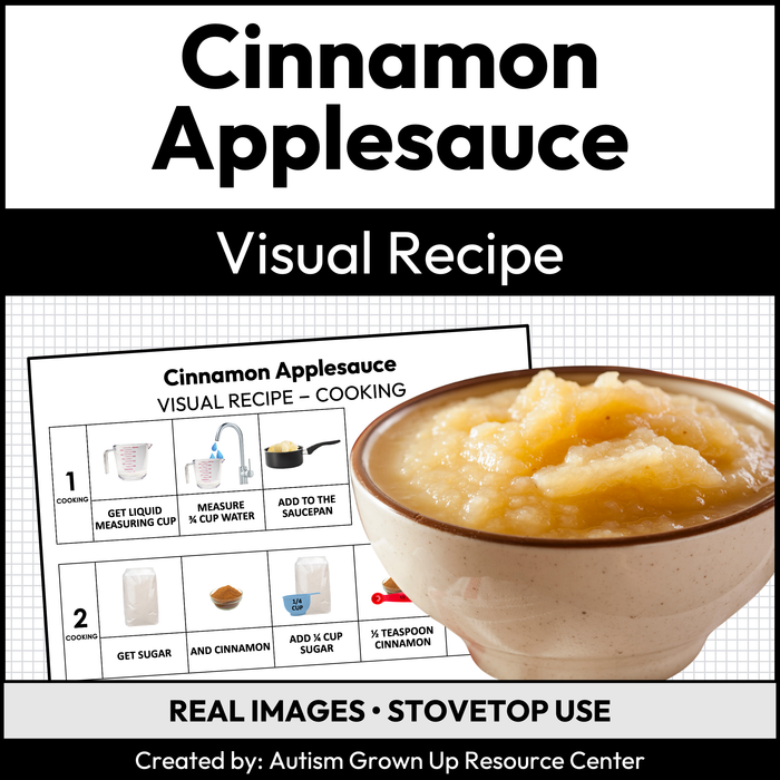 Cinnamon Applesauce Visual Recipe