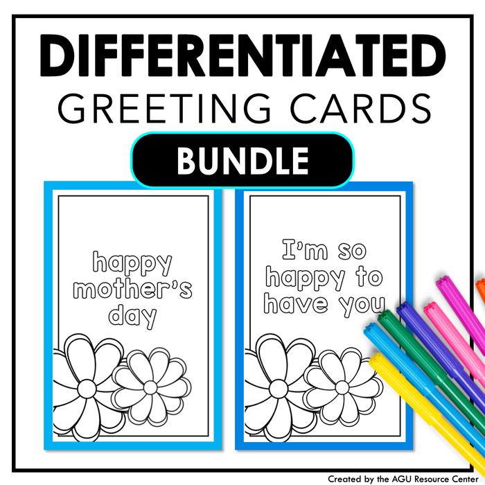 Differentiated Greeting Cards Bundle