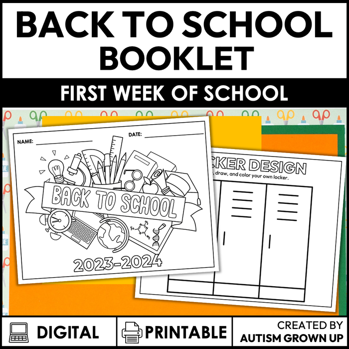 Back to School Packet for Special Education