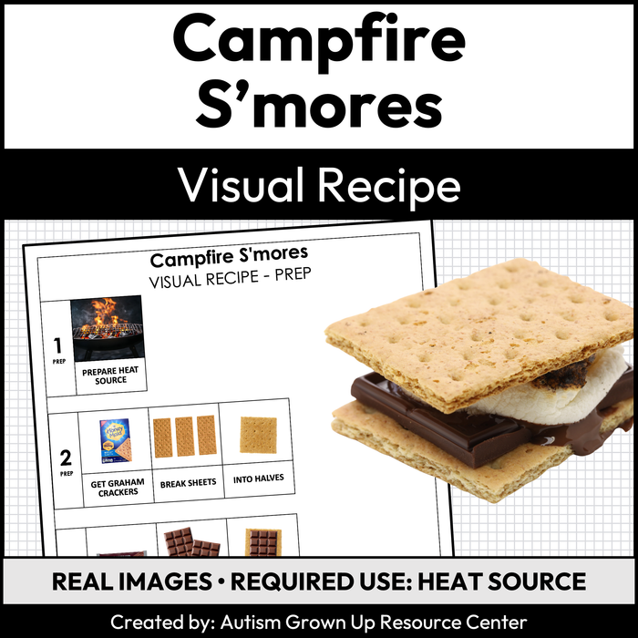 Campfire S'mores Visual Recipe
