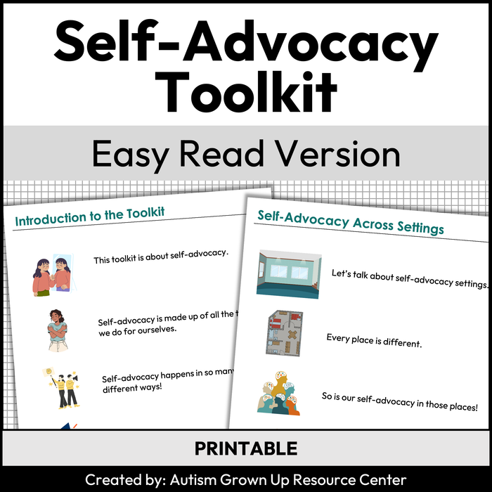 Self-Advocacy Toolkit - Easy Read Version