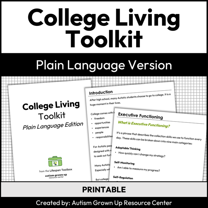 College Living Toolkit - Plain Language Version
