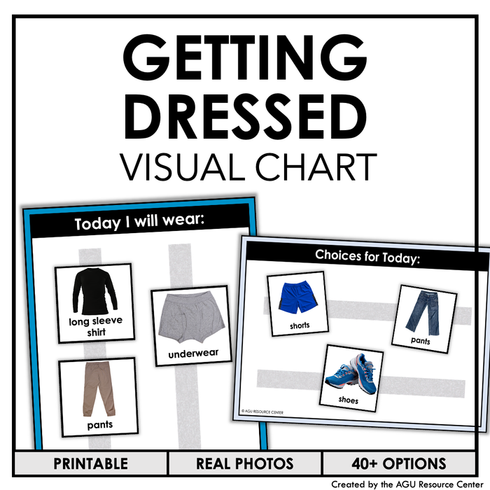 Getting Dressed Visual Chart