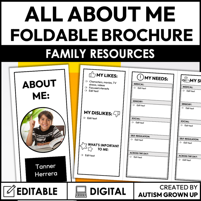 All About Me Brochure