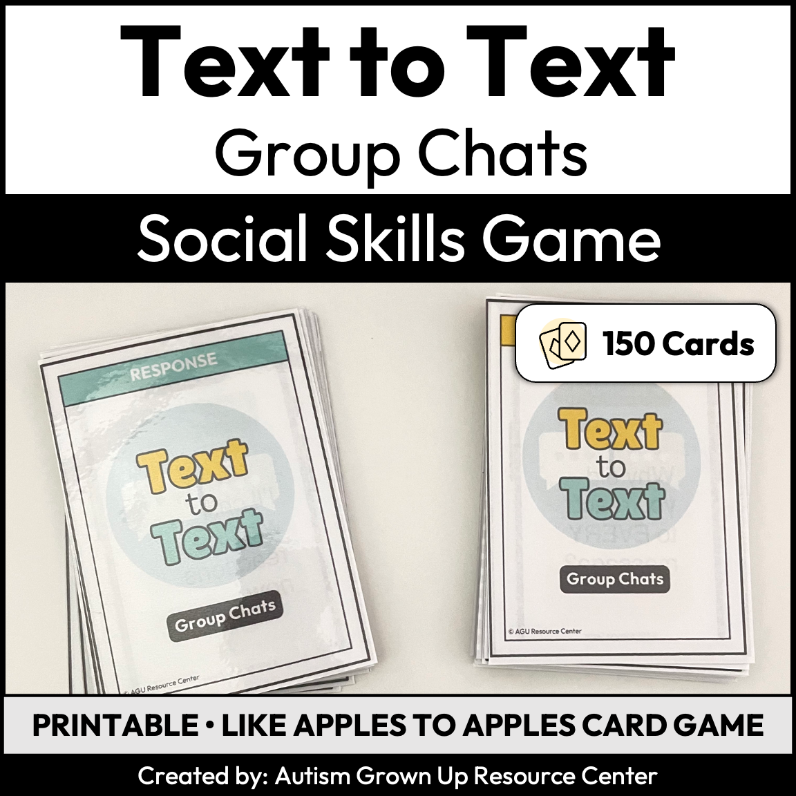 Text to Text | Group Chats | Social Skills Game — Autism Grown Up