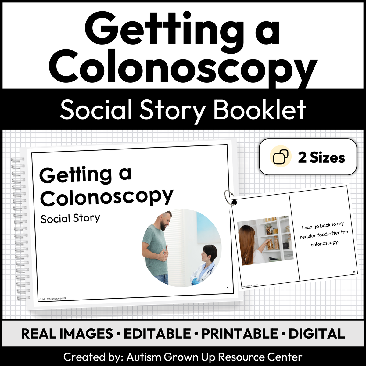 Getting a Colonoscopy Social Story Booklet — Autism Grown Up