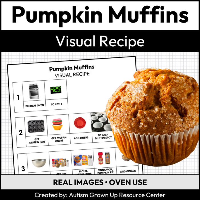 Pumpkin Muffins Visual Recipe