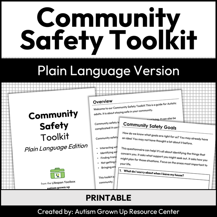 Community Safety Toolkit - Plain Language Version