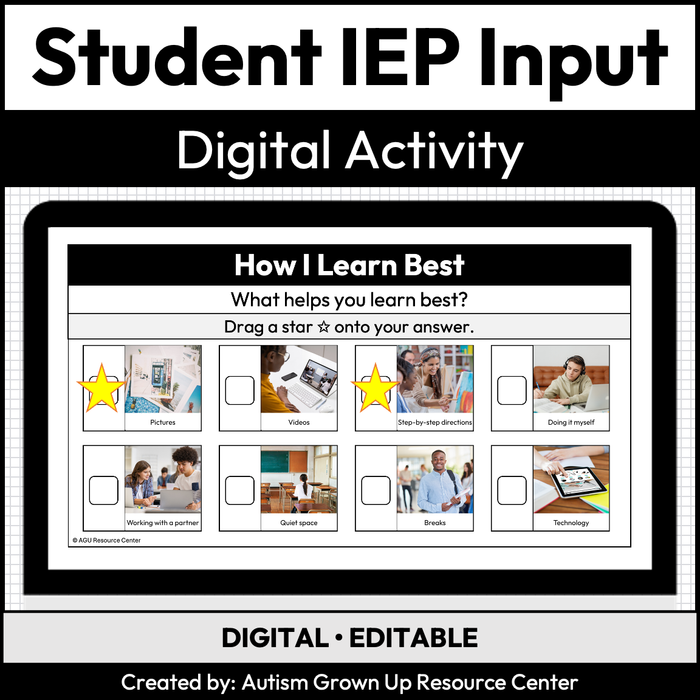 Student IEP Input Digital Activity