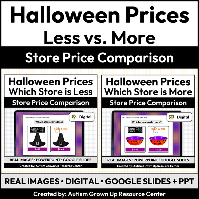 Halloween Price Comparison | Digital Card Bundle
