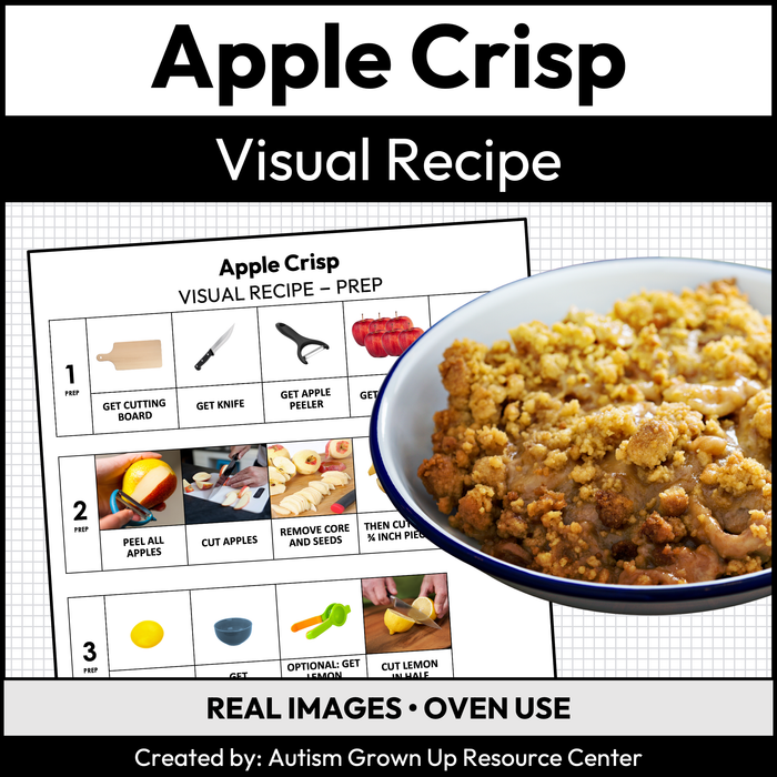 Apple Crisp Visual Recipe