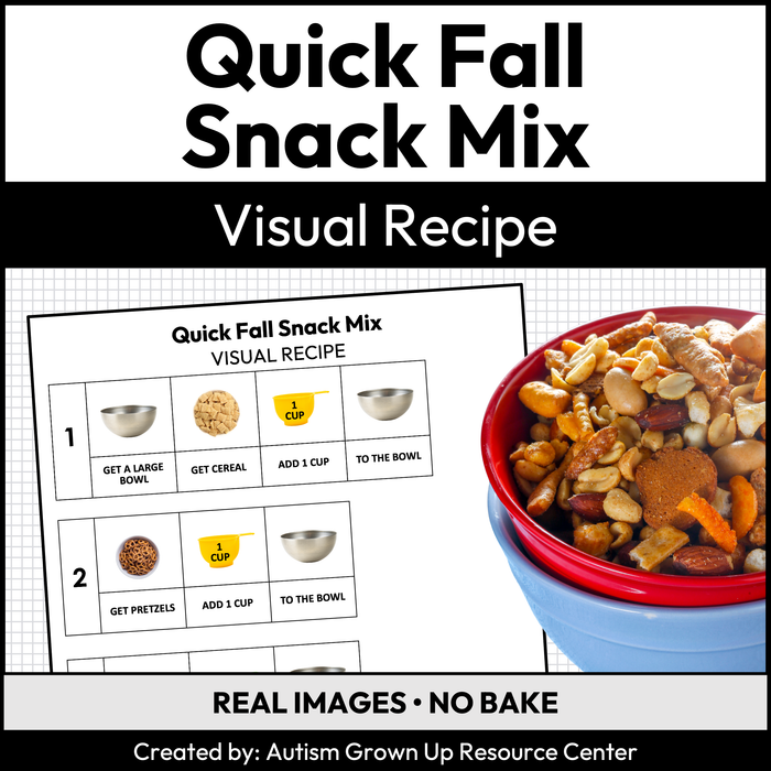 Quick Fall Snack Mix Visual Recipe