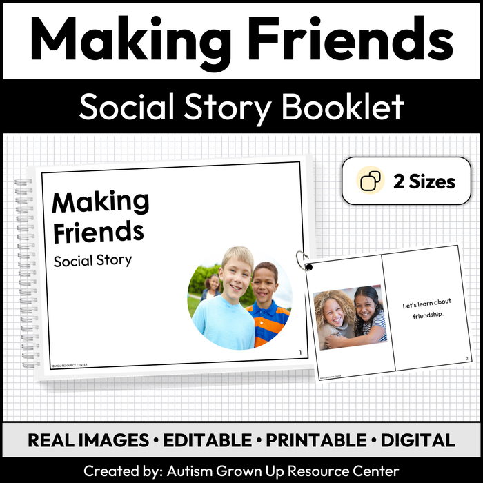 Making Friends Social Story Booklet