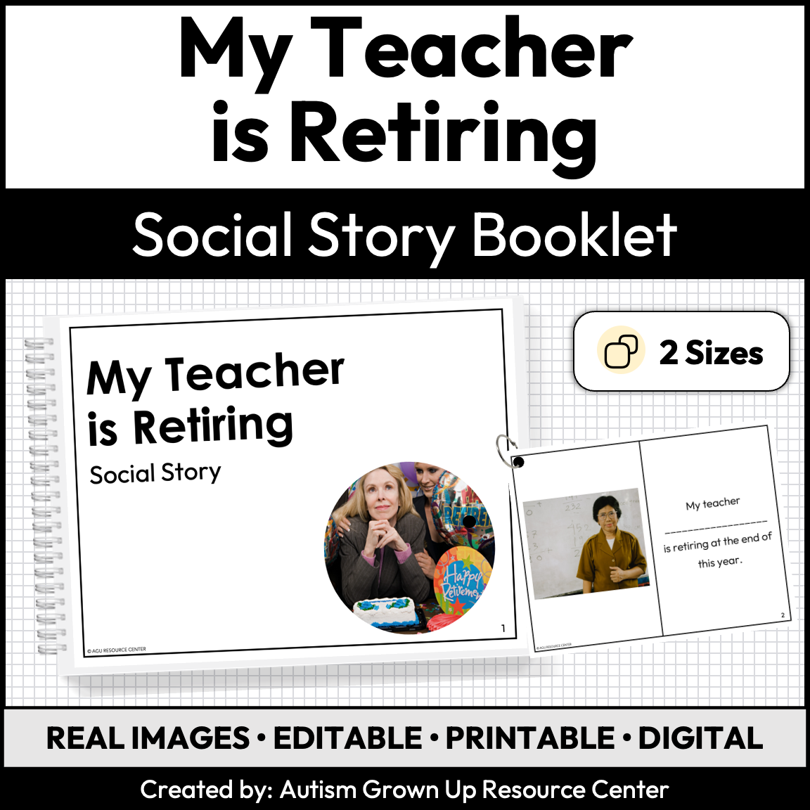 My Teacher is Retiring | Social Story Booklet — Autism Grown Up