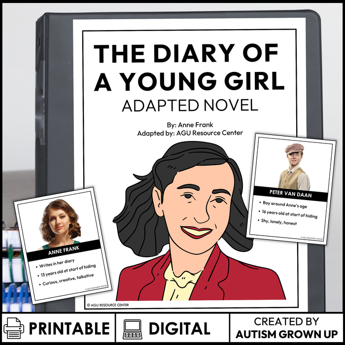 The Diary of a Young Girl | Adapted Novel | Special Education
