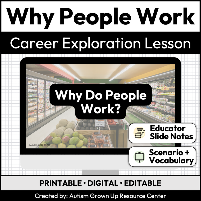 Why People Work | Career Exploration Lesson