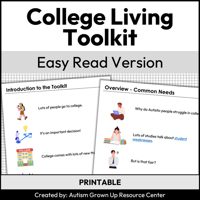 College Living Toolkit - Easy Read Version