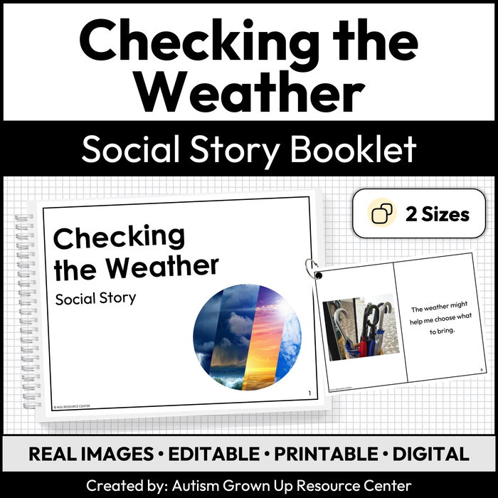Checking the Weather Social Story Booklet