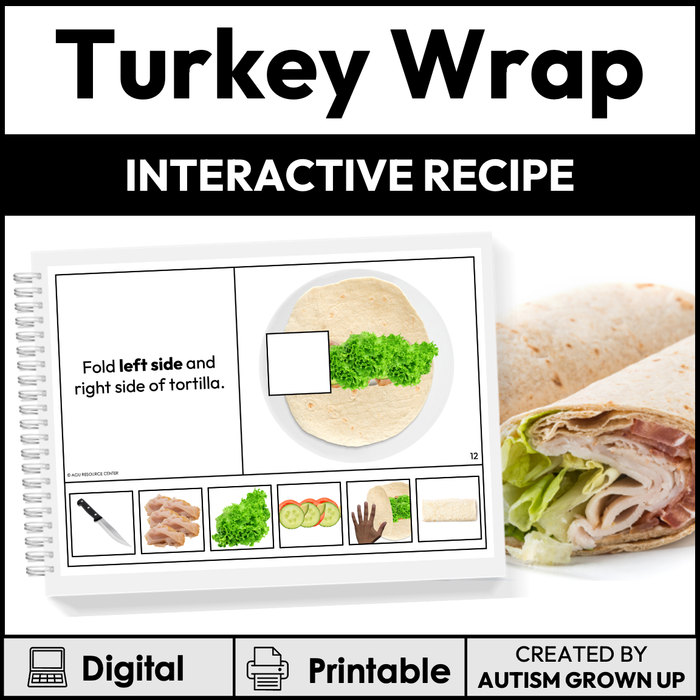 Turkey Wrap | Interactive Recipe and Activities