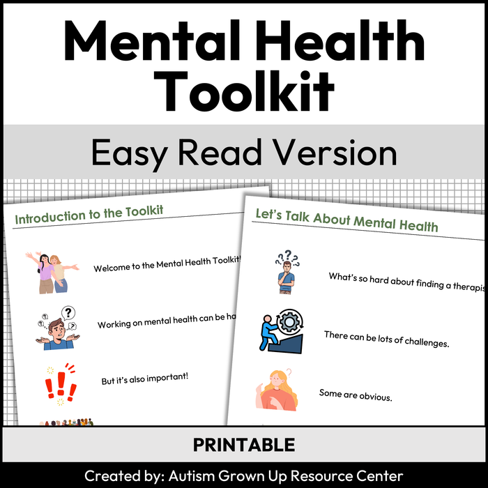Mental Health Toolkit - Easy Read Version