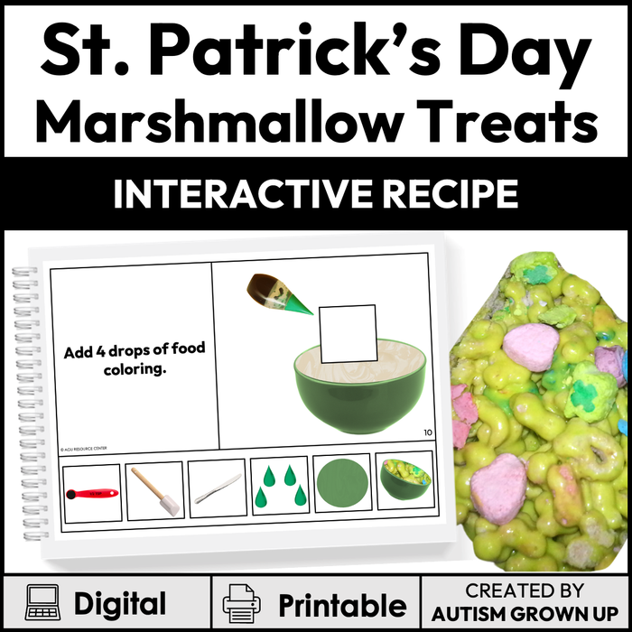 St. Patrick's Day Marshmallow Treats | Interactive Recipe and Activities