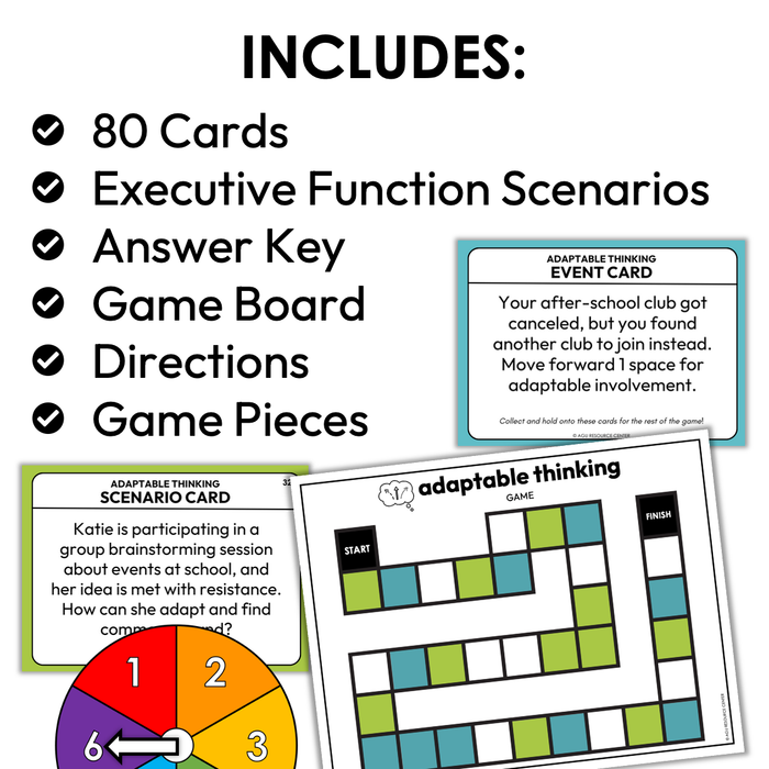 Adaptable Thinking Executive Functioning Game — Autism Grown Up