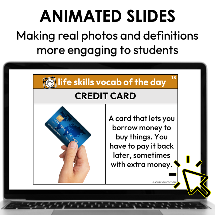 Life Skills Vocab of the Day - Personal Finance