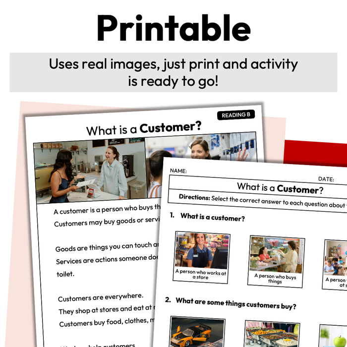 Jobs Around Me | Career Exploration Vocabulary Readings