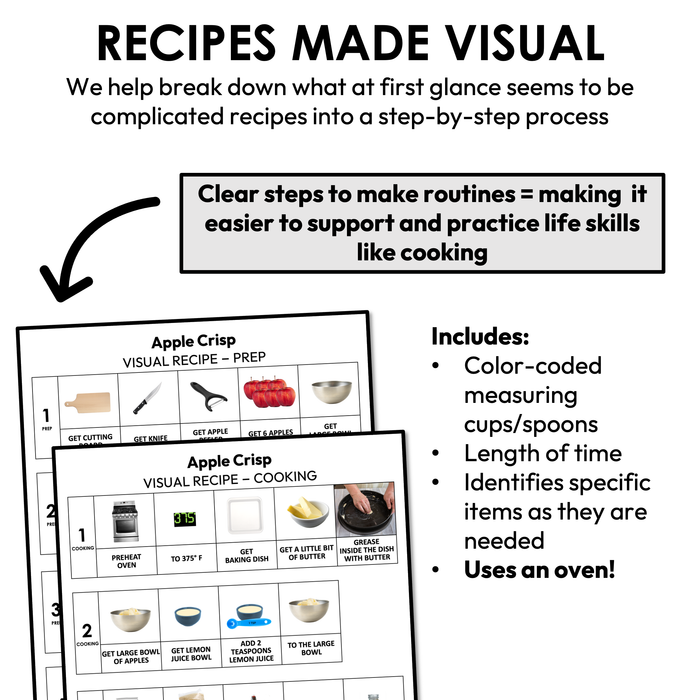 Apple Crisp Visual Recipe