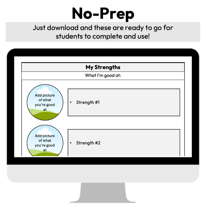 Student IEP Handout | Editable Template