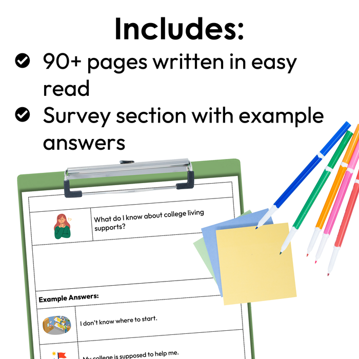 College Living Toolkit - Easy Read Version
