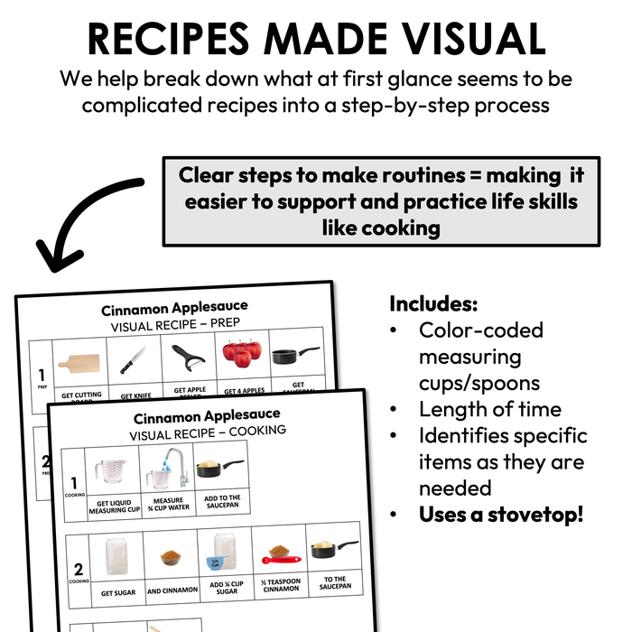 Cinnamon Applesauce Visual Recipe