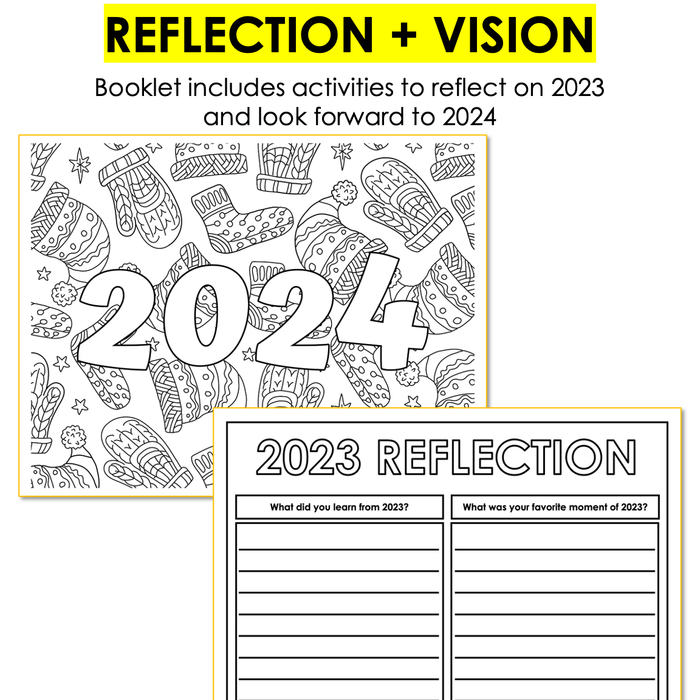 Vision Board for Kids - New Year Goals - Simply Kinder
