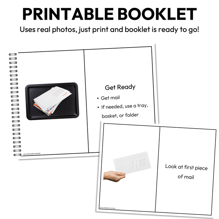 Delivering Mail Step-By-Step Booklet | Vocational + Life Skills | Editable