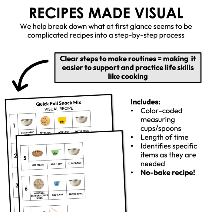 Quick Fall Snack Mix Visual Recipe