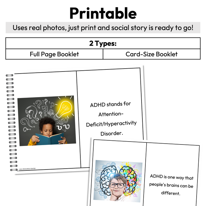 What is ADHD Social Story Booklet