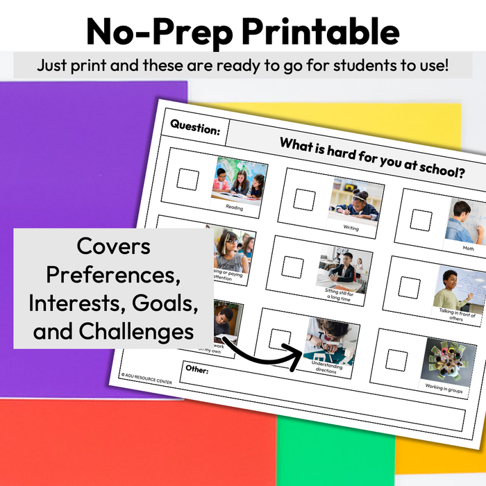 Student Interview for the IEP