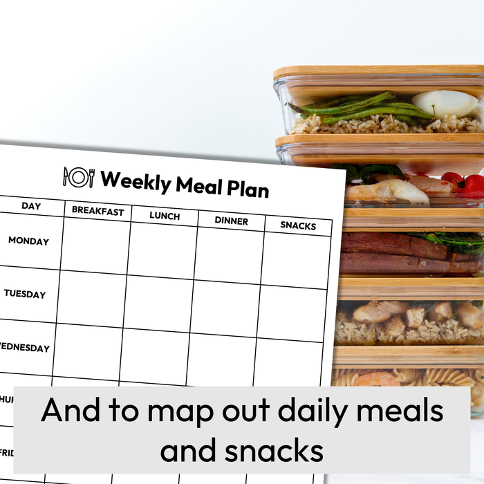 Weekly Meal Plan | Printable